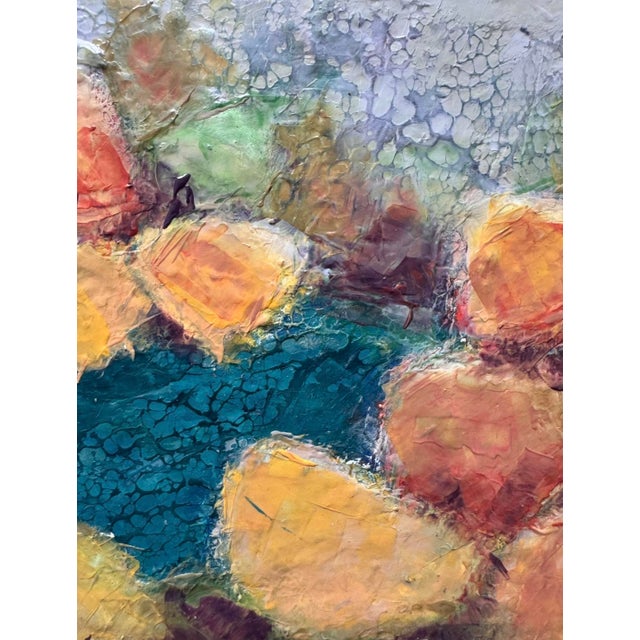 "Was It Even Real" Original Mixed-Media Abstract on Panel by Zac Woodiel For Sale - Image 9 of 10