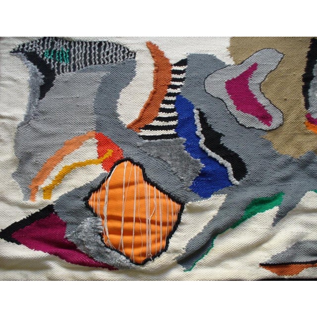 Artists Tapestry, Germany, 1960s For Sale - Image 6 of 6
