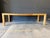 Wood Vintage Postmodern Solid White Oak Parsons Dining Table For Sale - Image 7 of 12