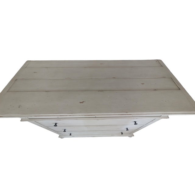 Restoration Hardware St James 5-Drawer Dresser in Antique White For Sale In Los Angeles - Image 6 of 10