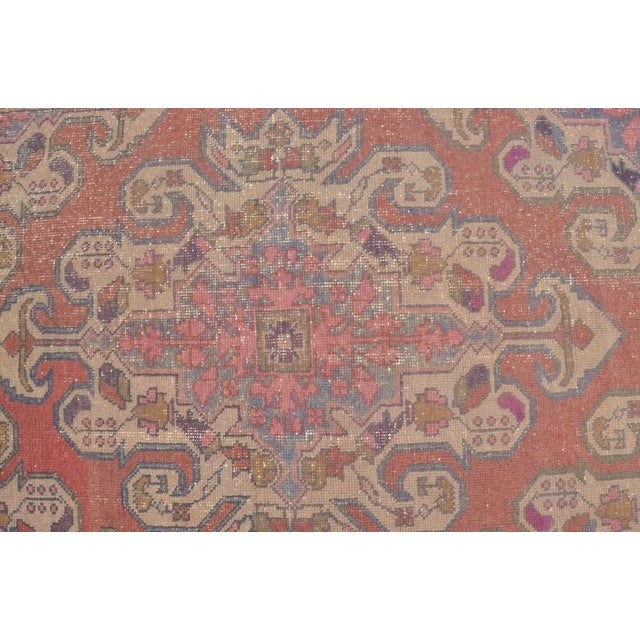 Turkish İnteriour Vintage Rug For Sale In Phoenix - Image 6 of 10