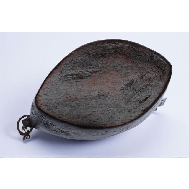 Vintage Wooden Kashkul Bowl, 1920s For Sale - Image 11 of 18