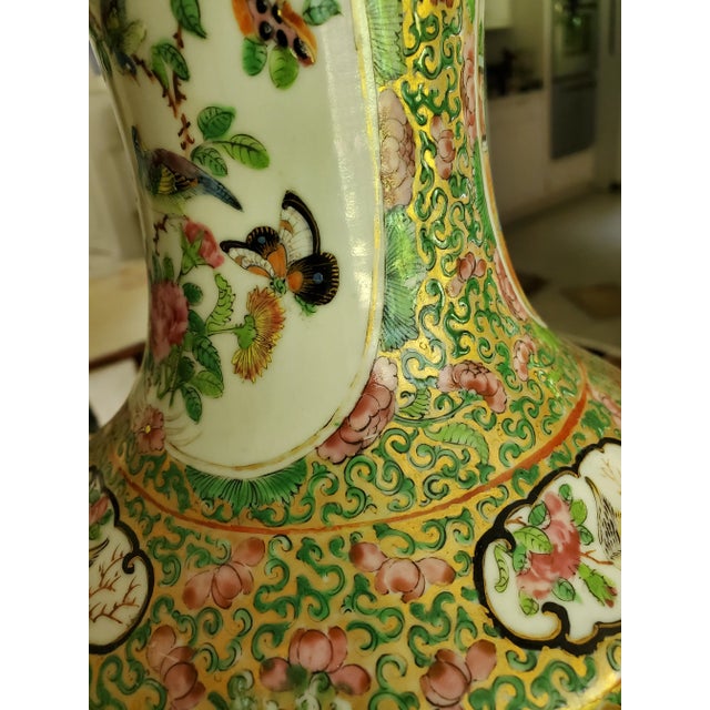 アンティーク　チャイナ　ローズメダリオン ２枚　Chinese Rose Mid 20th Century Chinese Rose Medallion Garden Stool – House