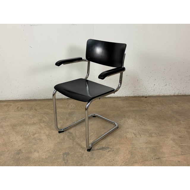 S43F Cantilever Chairs by Mart Stam for Thonet, 1970s, Set of 4 For Sale - Image 12 of 16