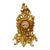 19th C. French Louis XV Bronze Dore’ Mantle Clock For Sale