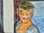 Mid-Century Modern Mid Century Swedish Modernist Naivist Maritime Oil Painting of a Fisherman For Sale - Image 3 of 18
