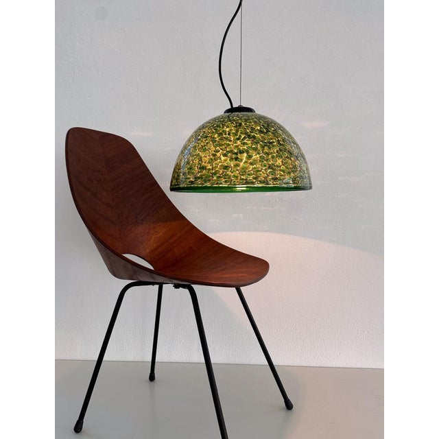 Italian Green Neverrino Pendant Light by Gae Aulenti for Vistosi, 1970s For Sale - Image 16 of 18
