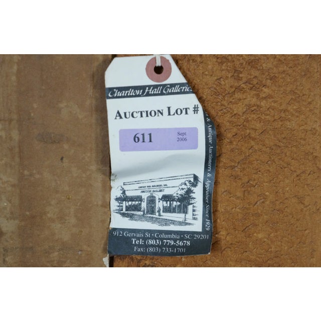 Antique James Craig Nicoll Autumn Forest Original Oil Painting on Paper 20", Framed For Sale - Image 11 of 12