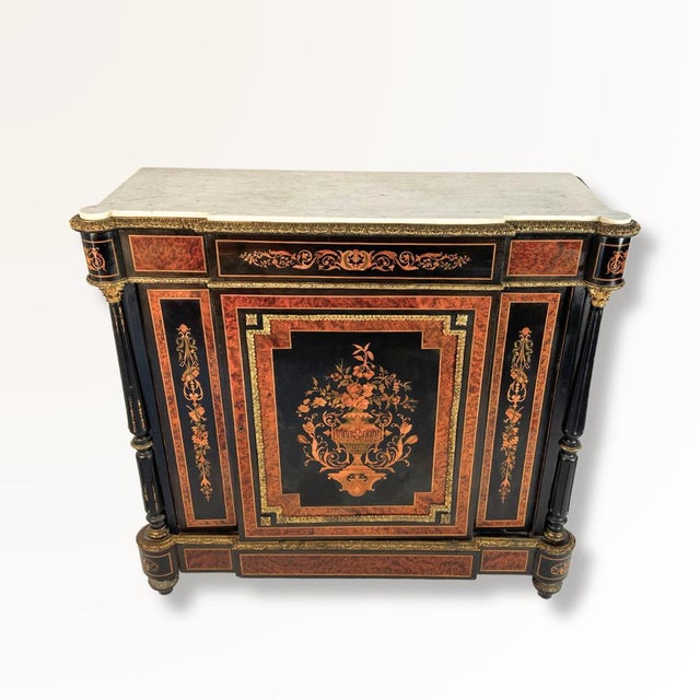 Antique Napoleon III French Sideboard For Sale - Image 3 of 9