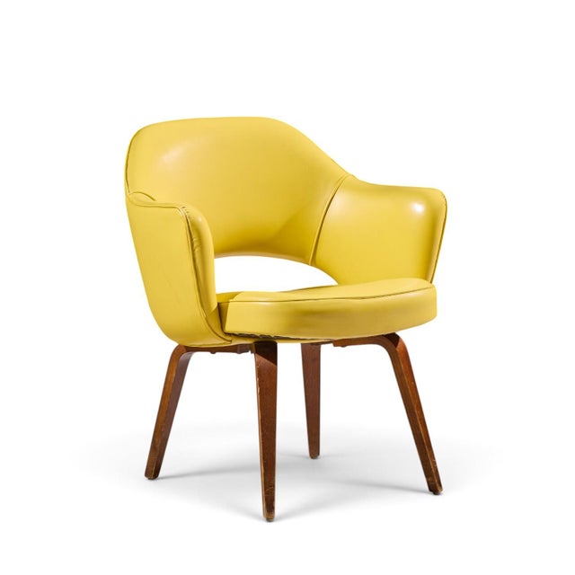 Knoll Eero Saarinen for Knoll Mid Century Bentwood Executive Dining Chairs - Set of 6 For Sale - Image 4 of 10