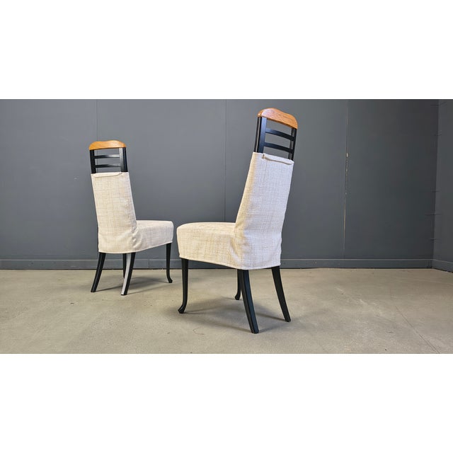 Wood Vintage Dining Chairs from Giorgetti, 1970s, Set of 6 For Sale - Image 7 of 15