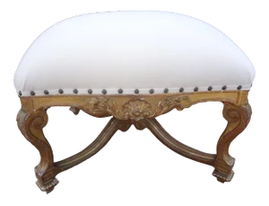 19th Century French Regence Style Giltwood Bench