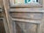 Antique French Painted Double Entry Doors With Transom Wood and Wrought Iron For Sale - Image 10 of 18