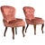 Swedish Modern, Traditional Slipper Chairs, Pink Velvet, Wood, Sweden, 1950s For Sale - Image 15 of 15