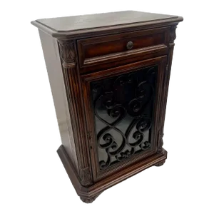Howard Miller Bar and Spirits Cabinet Storage Barcelona Style Locking Door With Key