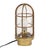 Gold Industrial Brass Ship Cage Lamp, Rotterdam, 1950s For Sale - Image 8 of 14