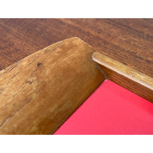 Mid-Century Wooden Tray, 1960s For Sale - Image 12 of 16