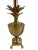 Hollywood Regency Pair of Late 20th Century Palm Beach Regency Golden Brass Pineapple Lamps For Sale - Image 3 of 12