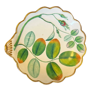 Antique 19th Century English Worcester Porcelain Blind Earl Serving Dish