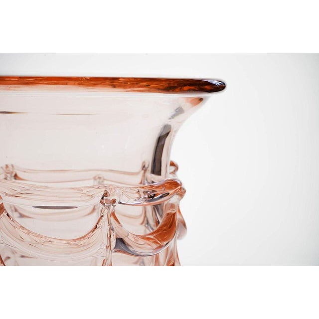Large Murano Glass Rose Vase or Ice Bucket from Seguso Vetri d'Arte, 1960s For Sale - Image 10 of 18