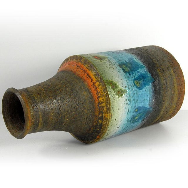 Ceramic Mid-Century Modern Ceramic Vase by Marcello Fantoni, 1960s For Sale - Image 7 of 13