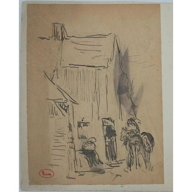 Maximilien Luce, Mule Alley, Wash and Ink For Sale - Image 7 of 7
