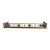 Mixed Metal Fireplace Fender For Sale