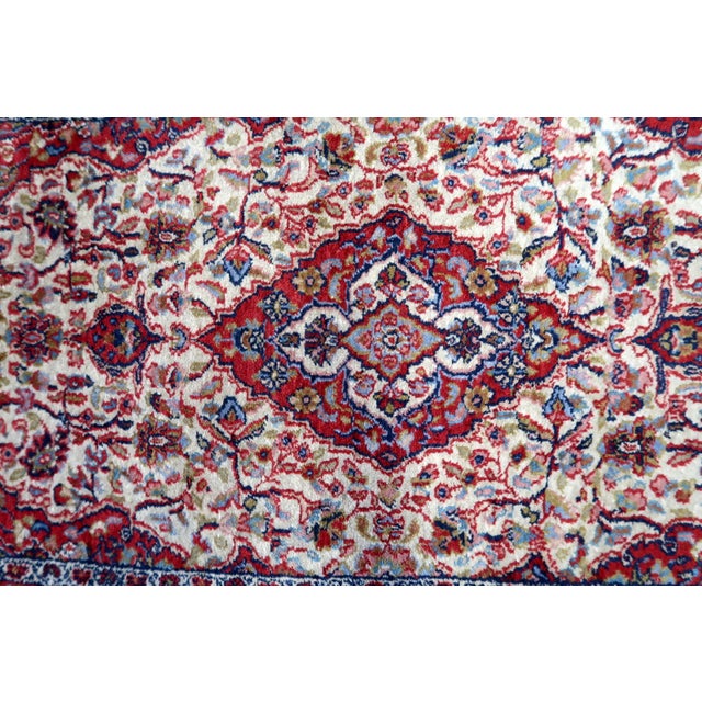 1970s, Vintage Indian Rug 2.1' X 3.9' For Sale - Image 10 of 13