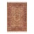Art Nouveau 1990's Pak-Persian Taupe/Pink Wool Rug - 6'1'' X 9'2'' For Sale
