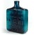 Brutalist Brutalist Blue Glass Bottle from Empoli, 1960s For Sale - Image 3 of 11