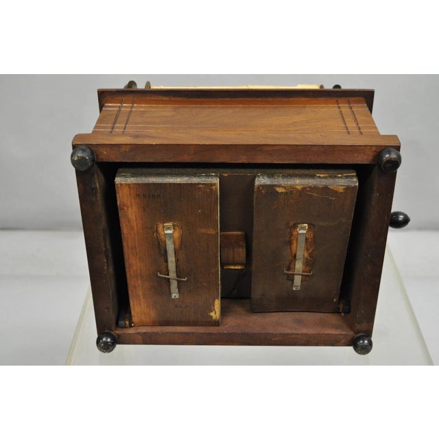 Late 19th Century Antique Victorian Clariona Merritt Gally 14 Reed Pipe Organette Small Music Box For Sale - Image 11 of 12