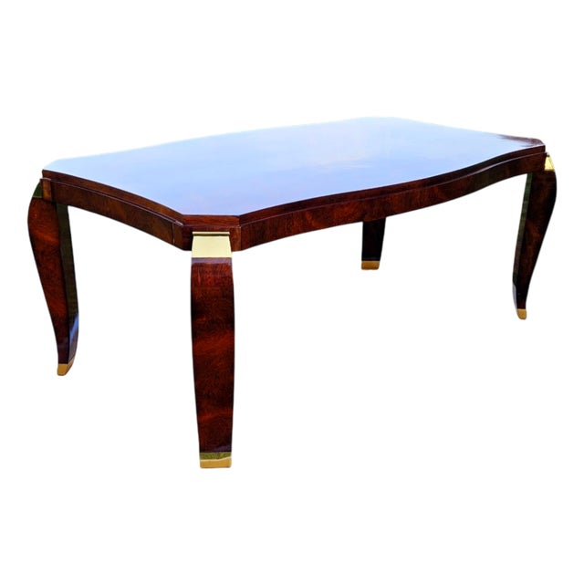 Vintage Art Deco Dining Table by Maurice Rinck, 1930s For Sale