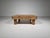 1970s French Solid Pine Coffee Table with Cylindrical Legs, 1970s For Sale - Image 5 of 10