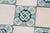 Art Deco 1920s Portuguese Art Deco Tiles Set of 32 Large Green & White Antique Decorative Tiles For Sale - Image 3 of 18