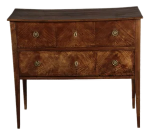 Small Antique Walnut Chest of Drawers, 1800