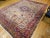 Vintage Persian Kerman Lavar Rug, Handwoven Floral Pattern, Ivory & Crimson, 9’ X 12’ For Sale - Image 10 of 10