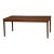 Refinished 71” to 126” Danish Modern Teak Draw Leaf Dining Table For Sale