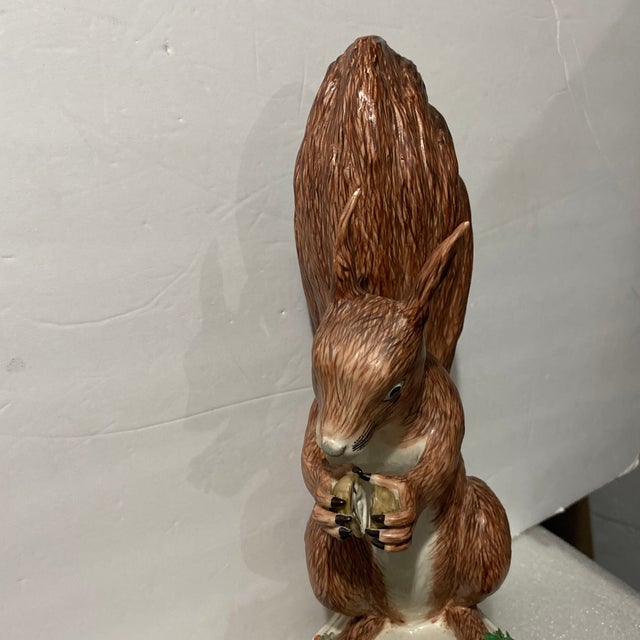 Figurative Large Italian Squirrel Statue For Sale - Image 3 of 12