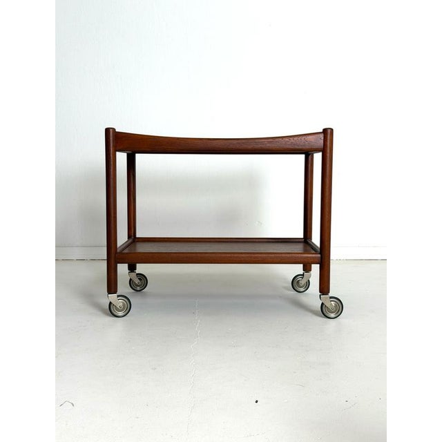 Andreas Tuck AT-45 Serving Trolley from Hans J. Wegner For Sale - Image 4 of 10