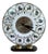 Vintage Zodiac Theme Desktop Clock, 1950s For Sale