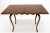 Henredon Cabriole Leg Parquet Flip Top Console to Dining Table For Sale - Image 9 of 13