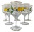 Hand-Painted Tiffany Series Wine Glasses by Paul Nagel, Germany, Set of 6 For Sale
