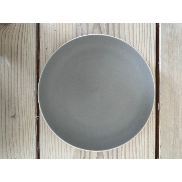 Mid-Century Modern 1940s Heath Ceramics Salt & Shadow Salad Plate For Sale - Image 3 of 4