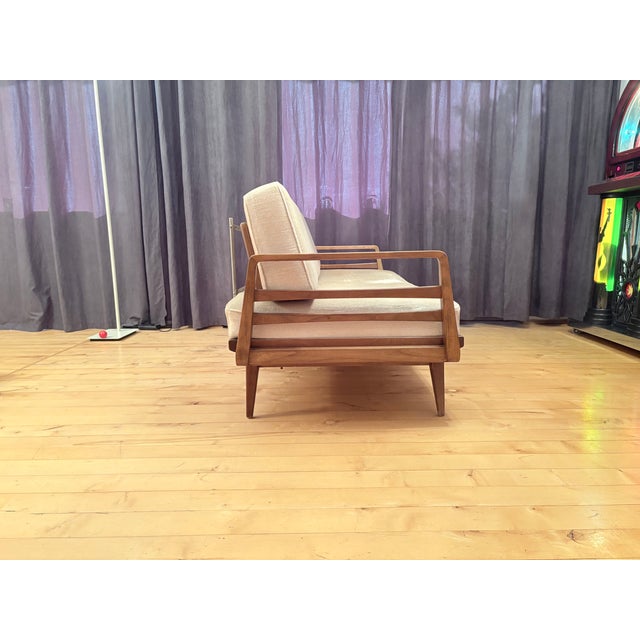 Beige Stella Sofa by Wilhelm Knoll for Knoll Antimott, Germany, 1950s For Sale - Image 8 of 18