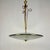 Gold Italian UFO Pendant Light by Pietro Chiesa for Fontana Arte, 1950s For Sale - Image 8 of 8