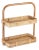 Tropique Two-Tier Rattan Tray For Sale