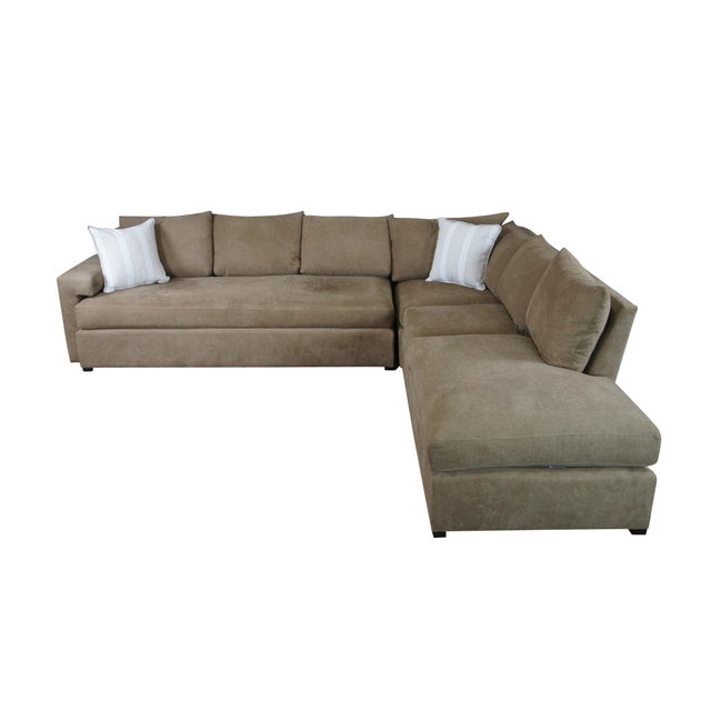 Modern Vanguard Furniture Michael Weiss Ferriday Modern Right Facing Sectional Sofa For Sale - Image 3 of 13