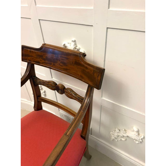 Antique Regency Mahogany Dining Chairs, 1830, Set of 12 For Sale - Image 13 of 18