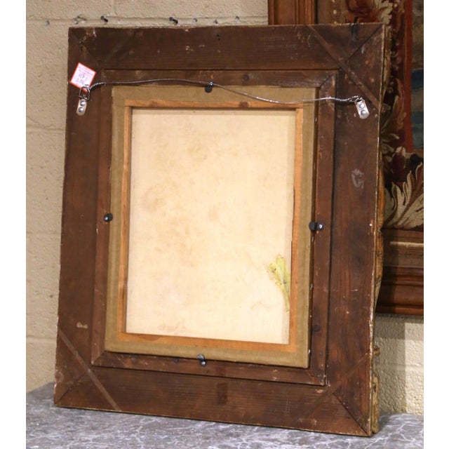 19th Century French Floral Still Life Oil on Canvas Painting by Gaston Boucher For Sale - Image 11 of 12