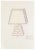 Lamp'' is an original china ink and watercolor drawing on ivory-colored paper by Anonymous Artist of XIX Century. In very...